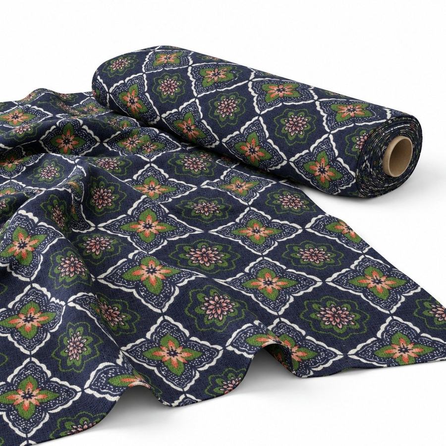 Cotton Linen Print